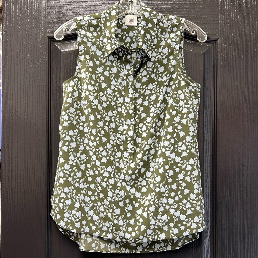 NWT CAbi Keepsake Blouse XS